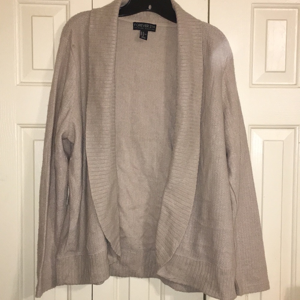 Khaki colored Cardigan